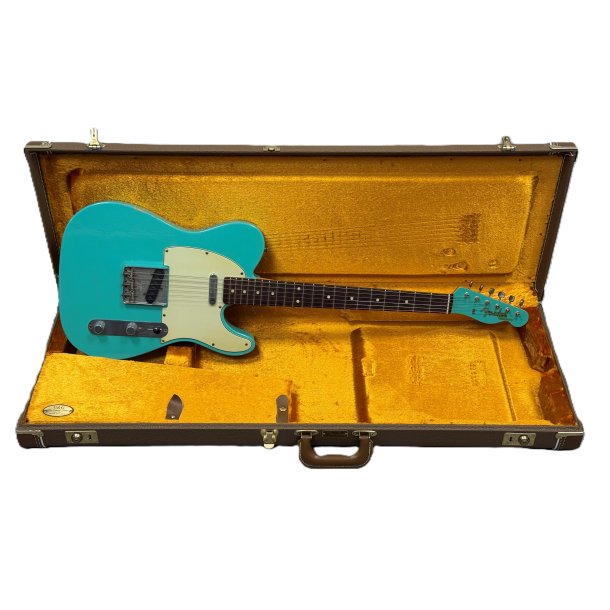 (BRUGT) Fender Custom Shop 63' Telecaster Sea Foam Green 2005